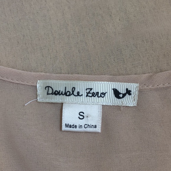 Double Zero sequin front sheet tank top size small B28 - Picture 4 of 9